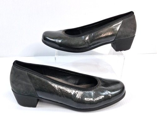 Ara black patent leather suede - patent,