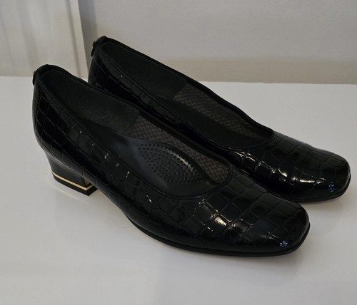 Jenny ara black patent - black,
