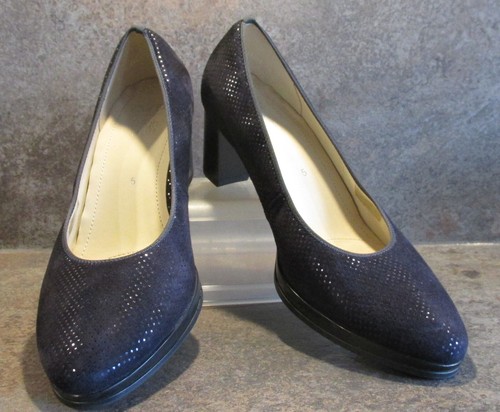 Ara suede court shoes orly - suede,
