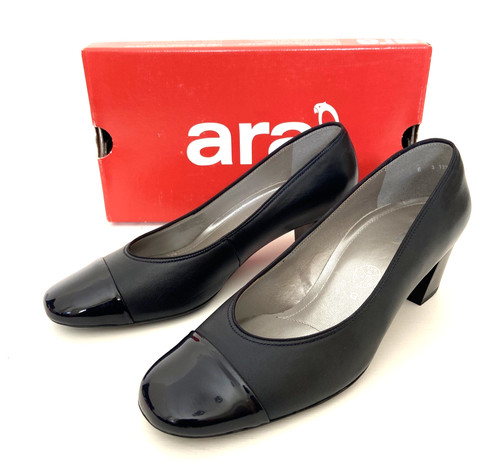 Ara navy blue heel court - ara,