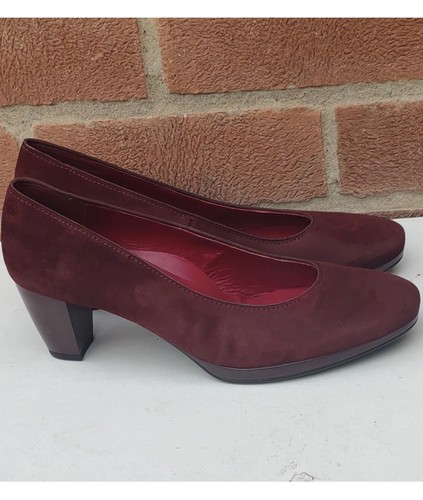 Ara ladies burgundy leather - ladies,