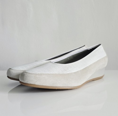 Womens ara white wedged shoes - wedged,