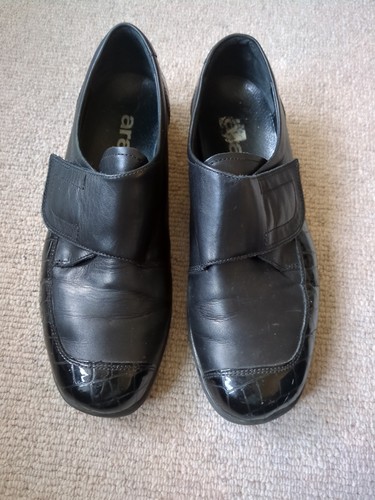 Ara black leather shoes with - ara,