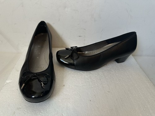 Ara heels black leather - heels,